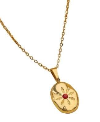 collier medaille etoile acier tendance 2024