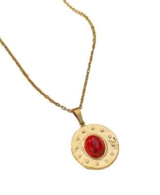 collier medaille fait-main tendance 2024