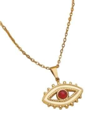 Collier oeil acier tendance 2024