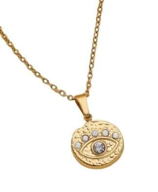 collier oeil strass tendance 2024