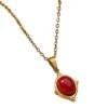 Collier rouge tendance 2024