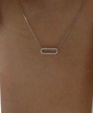 collier strass argent tendance 2024